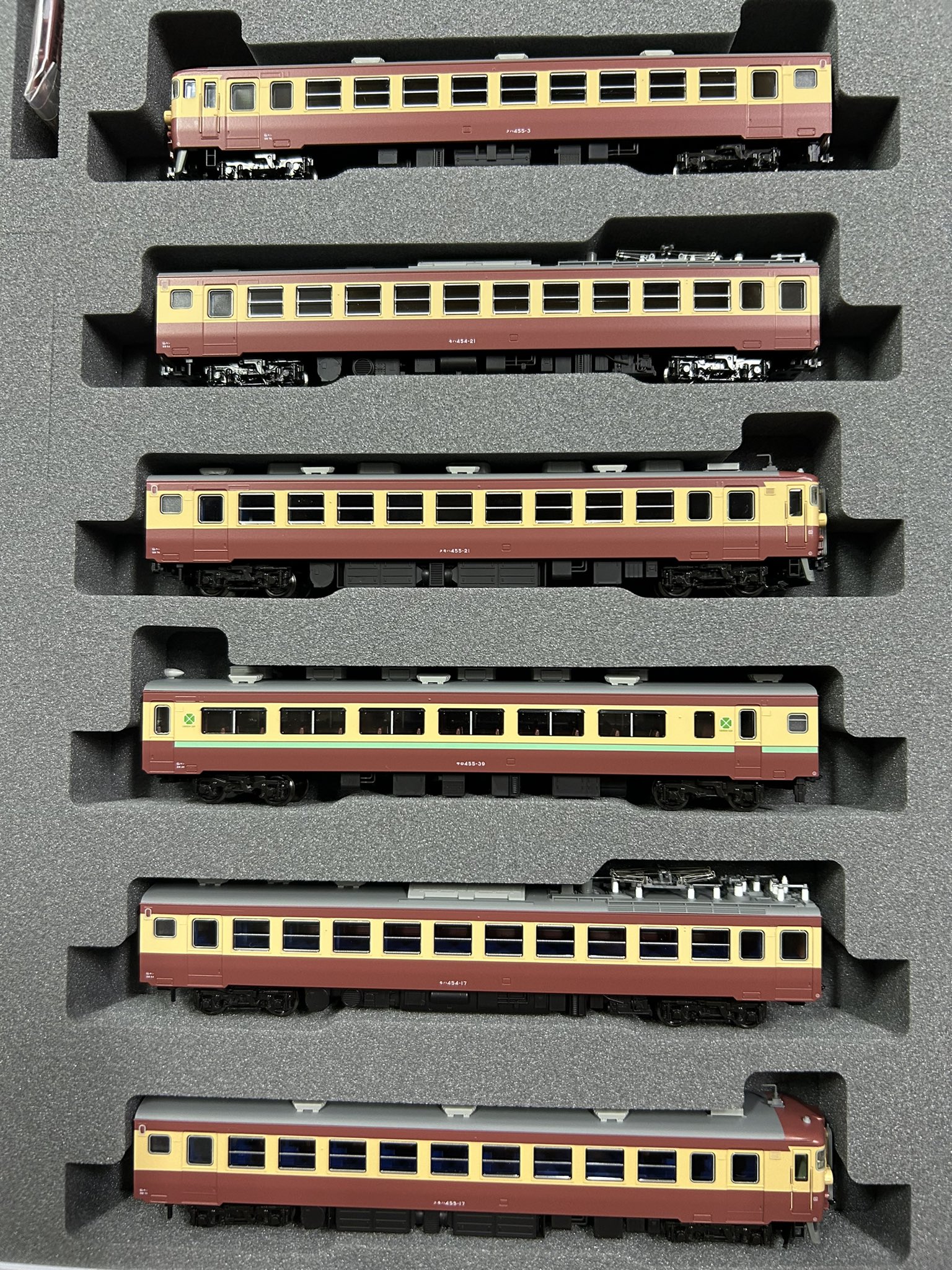 KATO 10-1632 10-1633 455系 急行「まつしま/ばんだい」 455系 急行「まつ