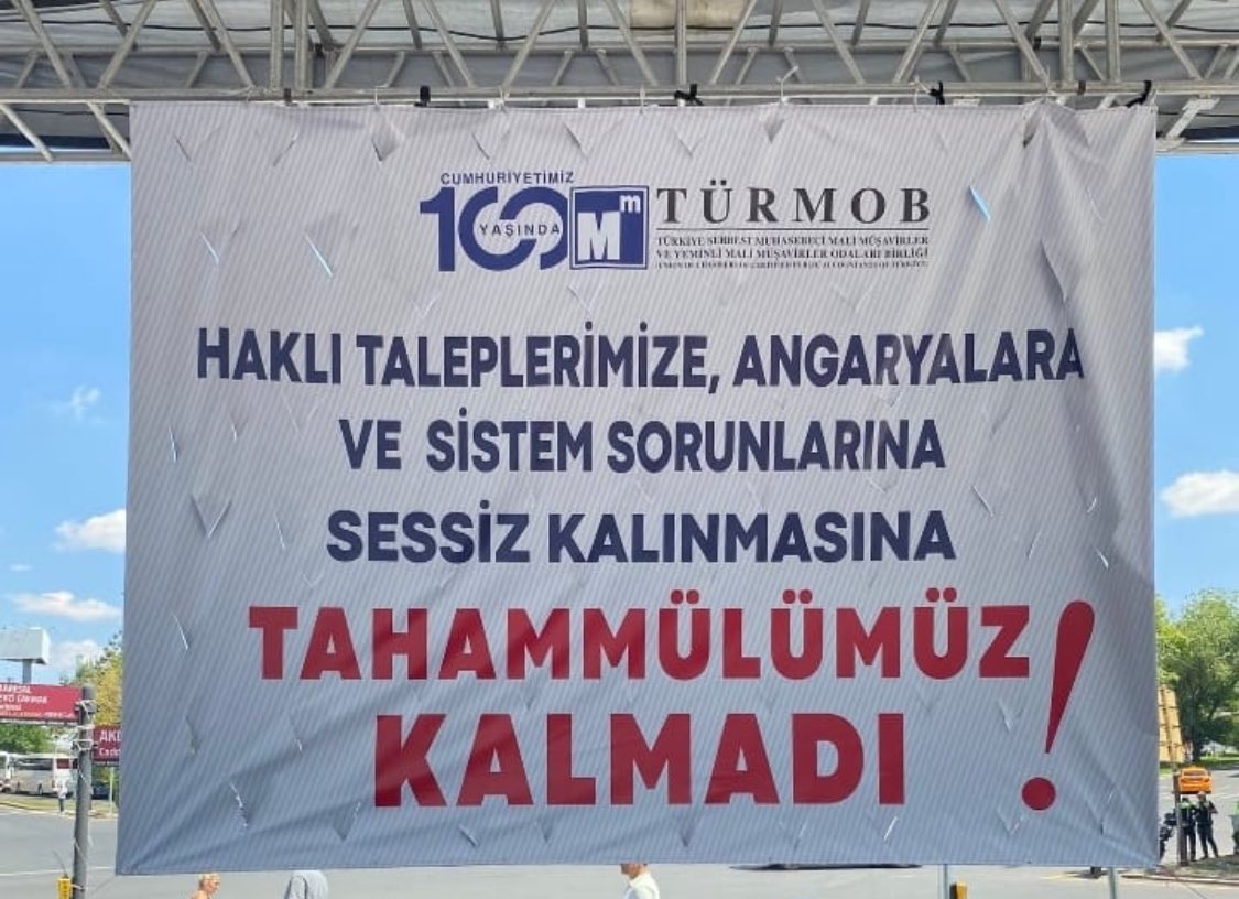 Bu sese duyarsız kalmayın artık! #MaliMüsavirMitingi #MaliMüşavirlerSusmayacak
<a href="/gibsosyalmedya/">Gelir İdaresi Başkanlığı</a> <a href="/memetsimsek/">Mehmet Simsek</a> <a href="/tcbestepe/">T.C. Cumhurbaşkanlığı</a>