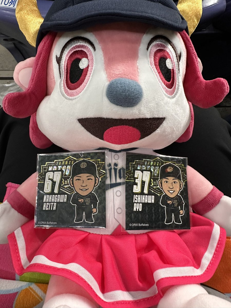 オリックスバファローズ
ステッカー入りスナック　ホロステッカー

(譲) 写真のもの
(求) 西川選手

8/3.16.24の現地での交換希望です。
検索からでも気軽にお声かけください。