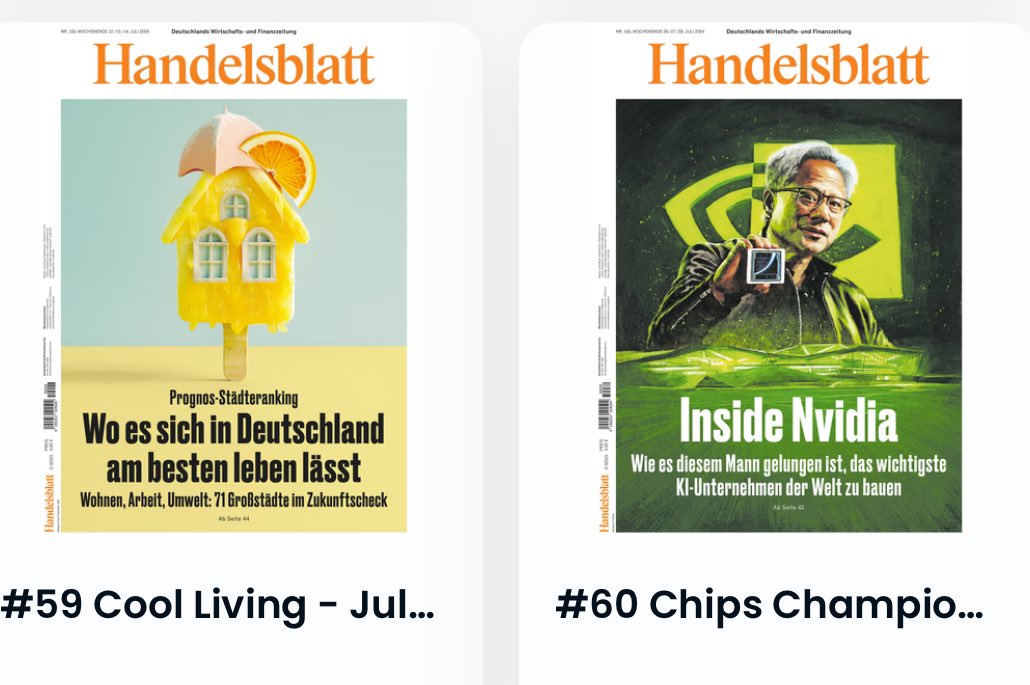 New month, new experience: for the first time the two new <a href="/handelsblatt/">Handelsblatt</a> cover nfts were minted - and sold within seconds to a trading bot 😮 Welcome to the club anon, please contact me for holder benefits and event raffles!