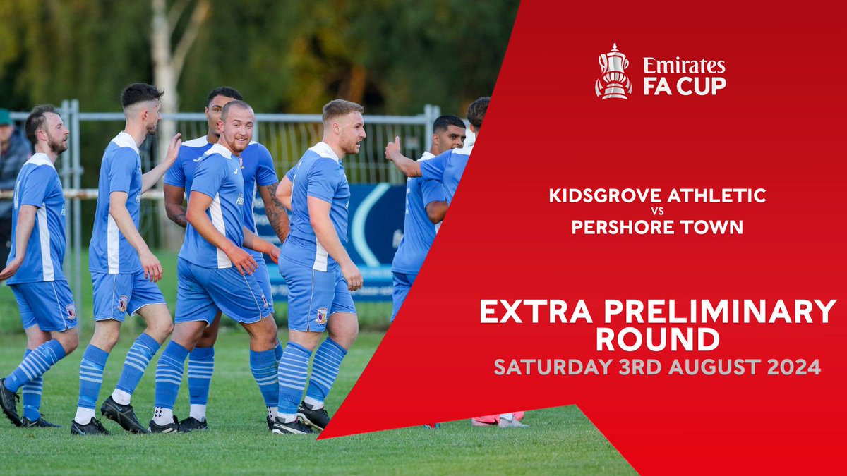 Pershore Town FC (@ptfc88) on Twitter photo MATCH DAY | <a href="/EmiratesFACup/">Emirates FA Cup</a> fever day too! <a href="/DannyJanes1/">Danny Janes</a>' Pershore Town head north of Stoke-on-Trent today to take on Step 4 side, <a href="/OfficialKAFC/">Kidsgrove Athletic FC</a> in the Extra Preliminary Round of this year's competition. Really tough task ahead for The Plums and one we'd love your support for! MATCH DAY | <a href="/EmiratesFACup/">Emirates FA Cup</a> fever day too! <a href="/DannyJanes1/">Danny Janes</a>' Pershore Town head north of Stoke-on-Trent today to take on Step 4 side, <a href="/OfficialKAFC/">Kidsgrove Athletic FC</a> in the Extra Preliminary Round of this year's competition. Really tough task ahead for The Plums and one we'd love your support for!