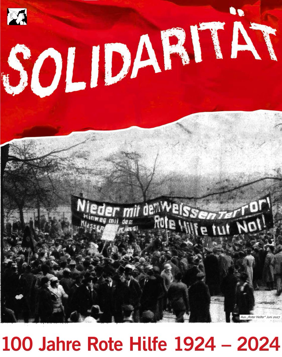 In den kommenden Wochen liegt die Beilage 100 Jahre Rote Hilfe mehreren Zeitungen bei. Wir geben einen Abriss über die wechselhafte Geschichte der Organisation und das laufende Jubiläum. Die achtseitige Zeitung gibt es hier auch zum Download. rote-hilfe.de/meldungen/sond…