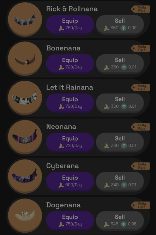 It's the weekends but... did you know that MORE new Bananas have already been added into the collection? 🍌

Have you harvested any of them yet? 🤔