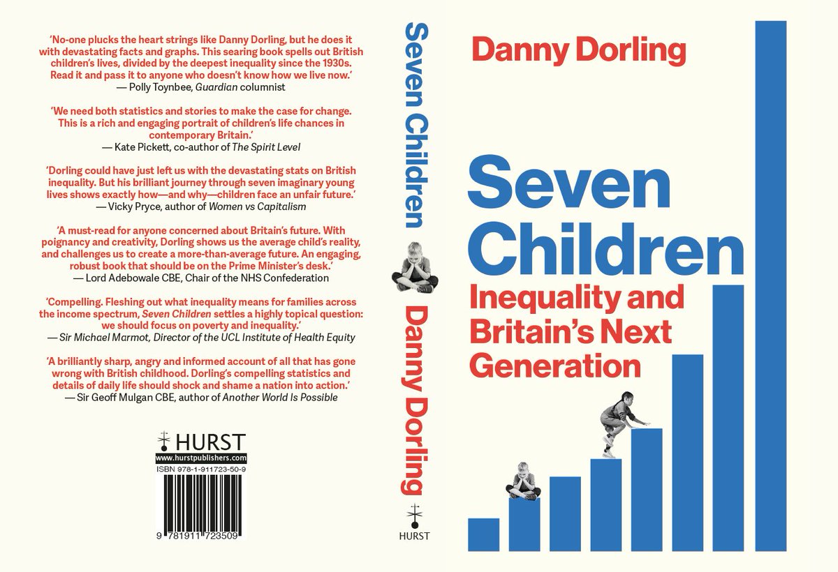 SEVEN CHILDREN

Danny Dorling in Conversation with Polly Toynbee

7pm Thursday 12 September 2024

Foyles Bookshop, 107 Charing Cross Road
London WC2H 0BP

A questioning and inventive new book that constructs seven ‘perfectly average’ children... 

Tickets:
foyles.co.uk/events/danny-d…