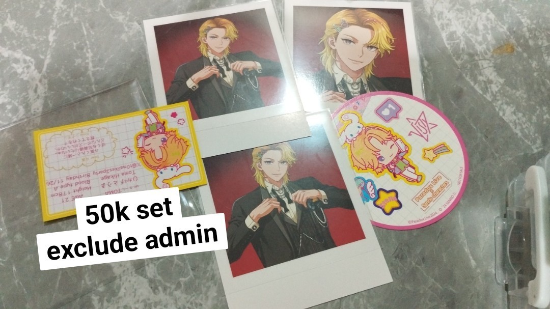 shtmaluv's tweet photo. Help rt

Wts merch shogo yamato and toma hikage

Pricee in pict (rare signed sanrio bole nego) 
Dom jakbar
Keep event dp 50℅ https://t.co/GlpwmP8NYU
