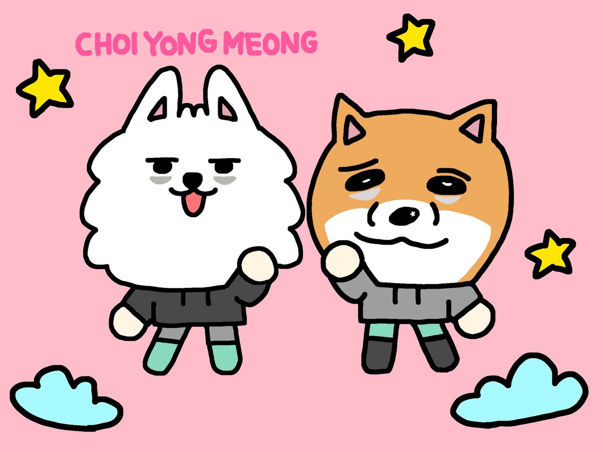 チェ・ヨンモンの友達になりたい柴犬。 スビンさんの描くイラストの