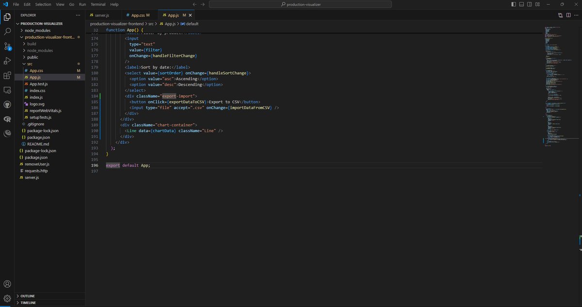 imknightrae's tweet image. Working on a cool new project: a Production Visualizer to track cocoa production!  Merging tech with agriculture to bring some sweet insights.Want to study the stats for our Cocoa with this. Stay tuned for some data magic! #CocoaProduction #DataScience #TechInAgri #CodingJourney