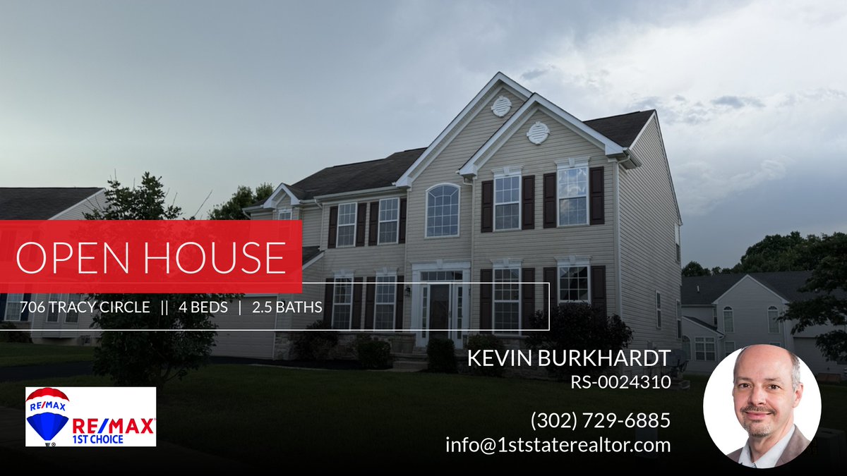 derealvalue's tweet photo. Interested in this property? Attend the upcoming open house August 4th at 1:00 PM and decide if it's the home for you!

Kevin Burkhardt RE/MAX 1st Choice 302-378-8700 (Office) 302-329-3838 (Direct) https://t.co/tXgY5ReKjy https://t.co/yLCUUdNRye https://t.co/fmshRJBoFr