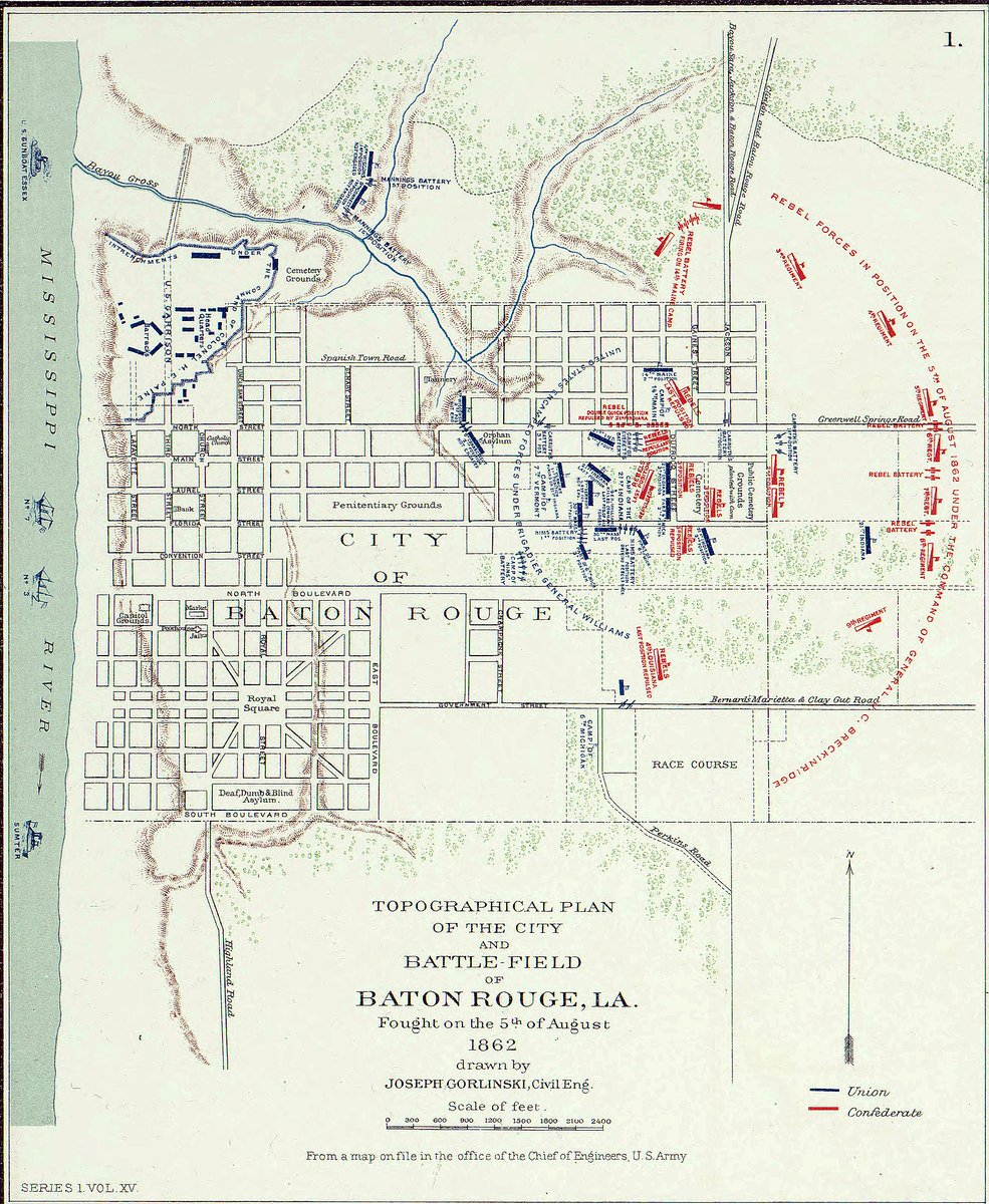 Operation Baton Rouge Order of Battle - Baton Rouge Campaign Federal Garrison (Approx. 2,500 ...