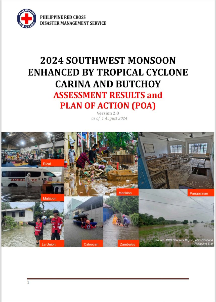 sanjeevkafley's tweet photo. Habagat (the local name for the Southwest Monsoon) enhanced Tropical Depression Butchoy and SuperCON Typhoon Carina, which brought heavy to intense rains across the Philippines 🇵🇭 that led to massive flooding, including Metro Manila.

@philredcross did an initial assessment and developed a "Plan of Action" to scale up the response.  @ifrc has contributed CHF  739,170 (US $ 861,500) from @IFRC_DREF .

DREF supports scaling up local response.

Thanks to all DREF donors.