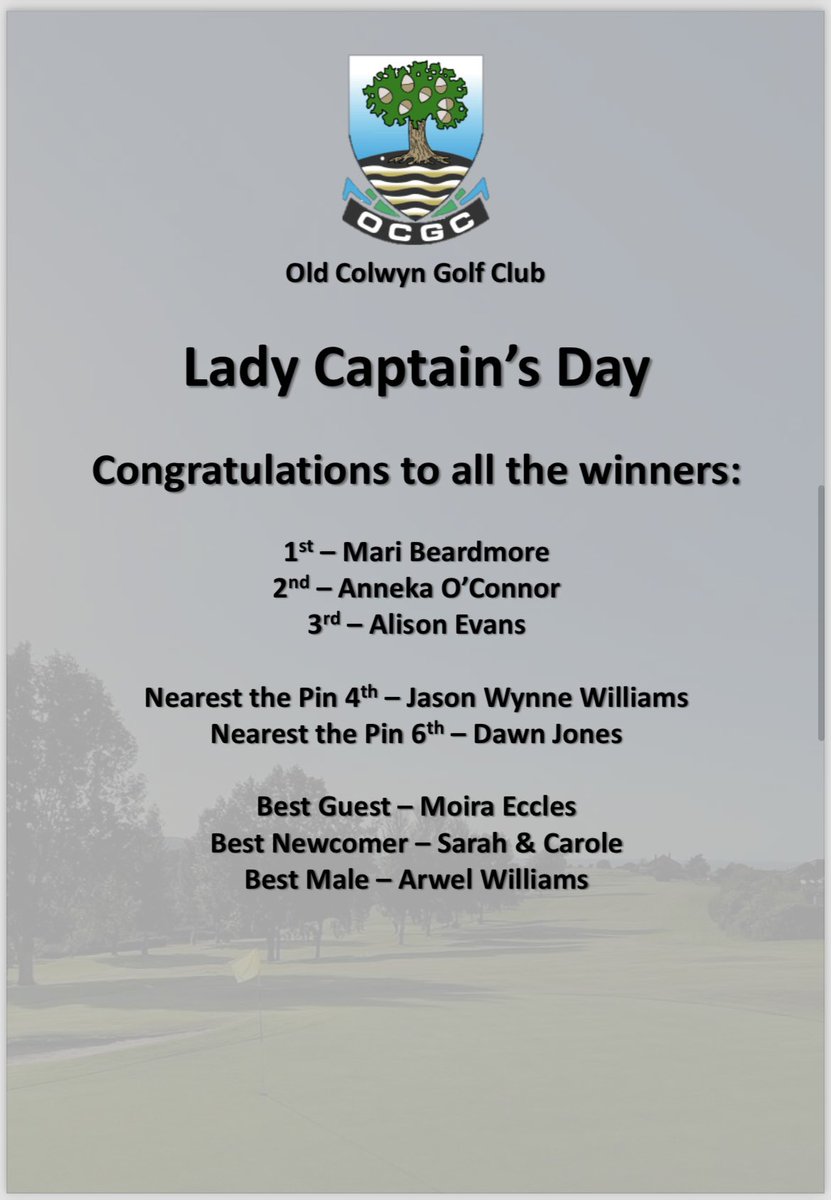 Old Colwyn Golf Club tweet media