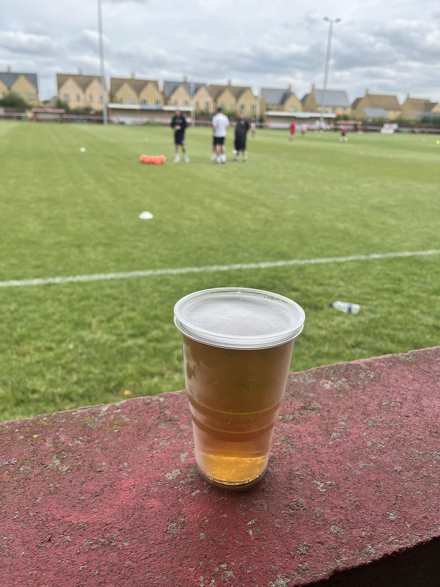 Watching the mighty <a href="/CirenTownFC/">Cirencester Town FC</a> away at <a href="/FairfordTownFC/">Fairford Town FC</a> in the extra preliminary round of the FA Cup. Come on you Ciren Boys 🔴⚫️🔴⚫️