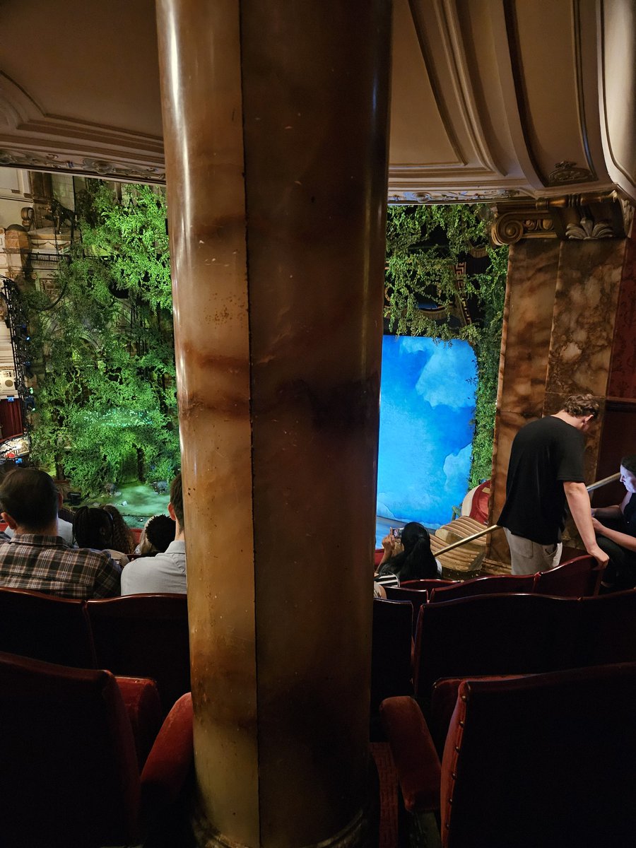 Seeing <a href="/SpiritedLDN/">Spirited Away LONDON</a> today. I think this might be the best seat in the house.