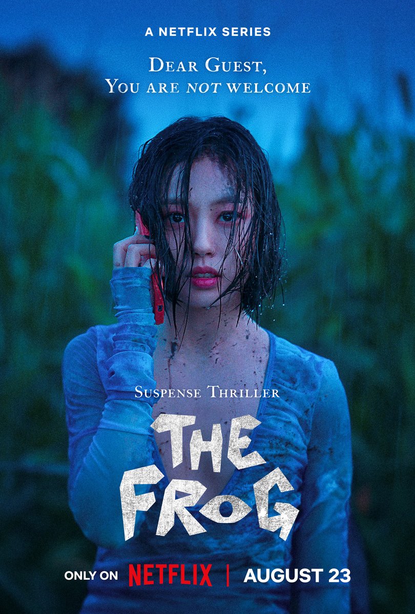 netflixth's tweet photo. การมาถึงของหญิงปริศนา จะพาให้ชีวิตพวกเขาดำดิ่ง 
พบกับโปสเตอร์จาก #TheFrog ซีรีส์ระทึกขวัญที่เต็มไปด้วยความไม่น่าไว้วางใจ เมื่อแขกไม่ได้รับเชิญ ปรากฎตัวกลางป่าลึก ชีวิตแสนสงบสุขของชายคนหนึ่ง จึงต้องพลิกผันเพราะเธอคนนี้

23 ส.ค.นี้ ไขปริศนาในบ้านพักตากอากาศพร้อมกัน ที่ #NetflixTH https://t.co/F6Isd8fHca