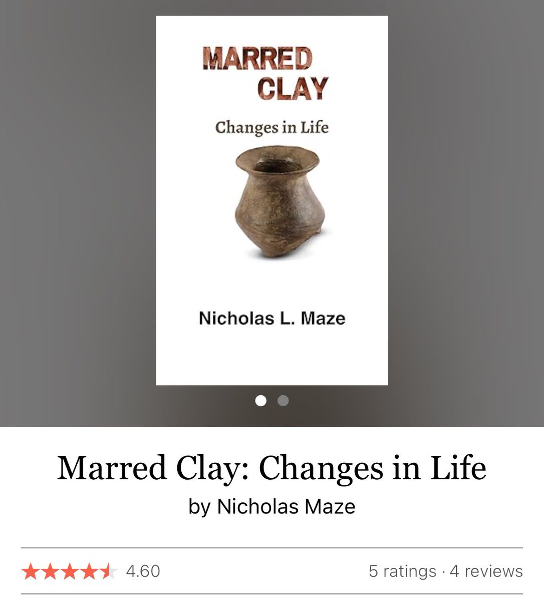 AuthorMaze's tweet photo. The best way to join me on this book journey is to go where it all started.
Understand where my heart was, when I talked about the Marred Clay!
Book number seven is on its way! Don’t get left behind! I’ll be waiting for you!
#faithbook #christianbookblogger #christianbookclubs https://t.co/EpJWKM40eS