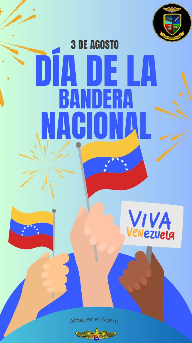 #almaenelacero
3 de Agosto día la Bandera Nacional