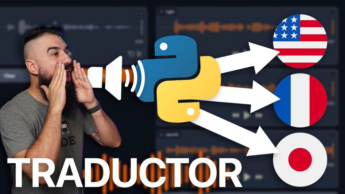 MoureDev's tweet image. Tutorial para aprender a crear un Traductor de Voz con PYTHON e IA en 100 líneas y 30 minutos.

→ youtu.be/oxLvf2nDCvQ