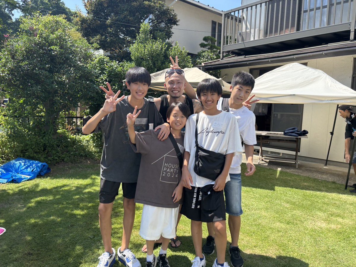 Und1sputedJ's tweet photo. 今日は待ちに待った「本気の流しそうめん」の日😊暑い中たくさんの方にお越しいただきありがとうございました😊 https://t.co/LGdSue55wM