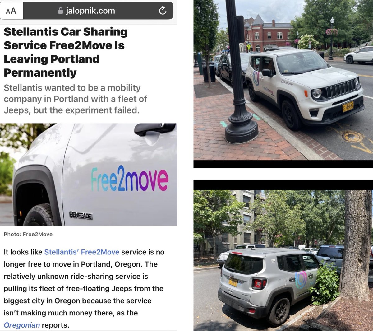AdamSchaffer15's tweet photo. Does DC have the most insidious #GetToKnowYourDOT in America?
Why yes, yes it does.
Only in the nation’s capital can a biz known for FAILING EVERYWHERE ELSE across almost every metric be allowed to continue operations in the name inverted goals meant to limit private car use. https://t.co/mYTeEgbVF3