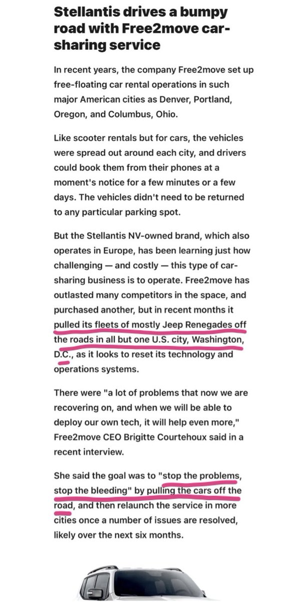 AdamSchaffer15's tweet photo. Does DC have the most insidious #GetToKnowYourDOT in America?
Why yes, yes it does.
Only in the nation’s capital can a biz known for FAILING EVERYWHERE ELSE across almost every metric be allowed to continue operations in the name inverted goals meant to limit private car use. https://t.co/mYTeEgbVF3