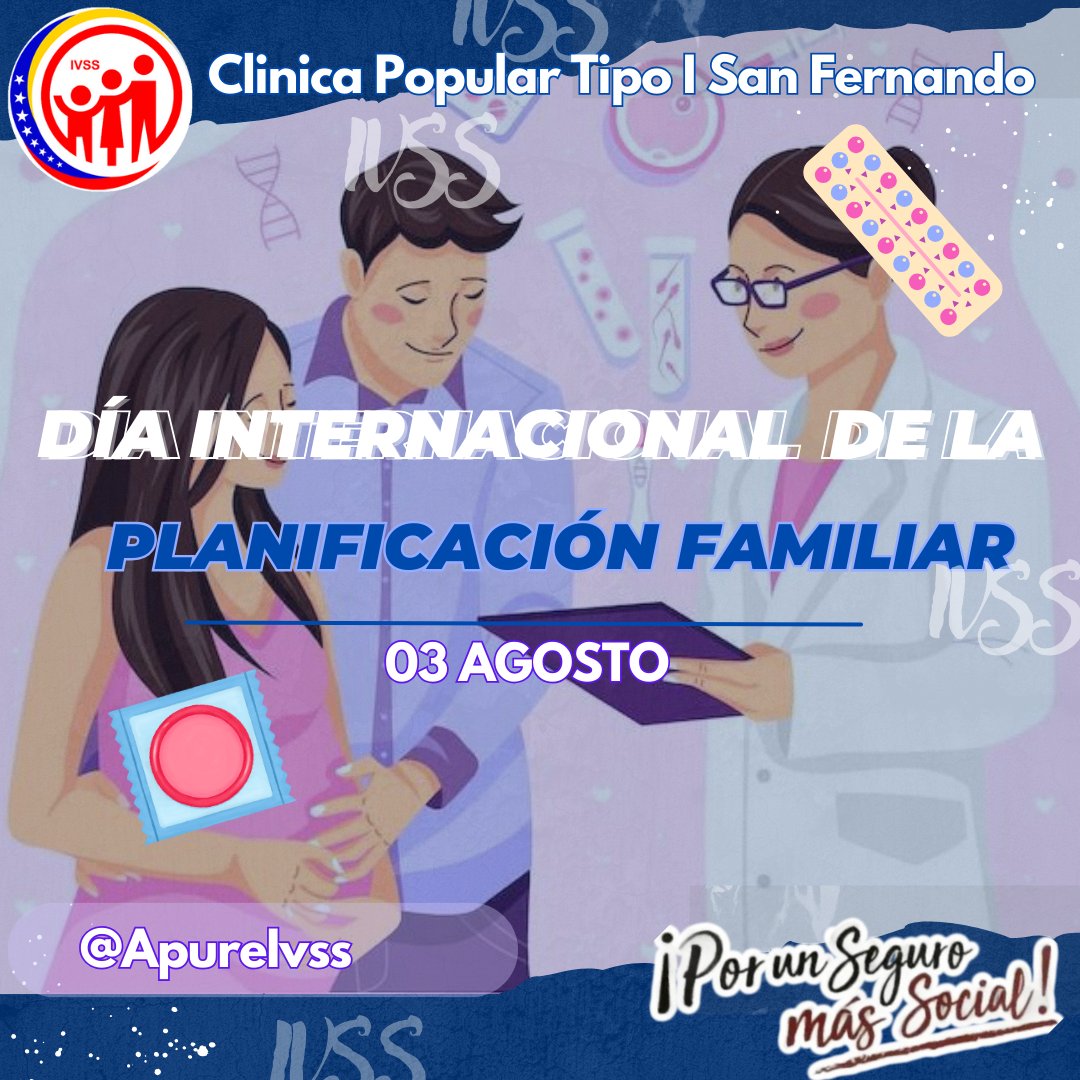 El Día Internacional de la Planificación Familiar se celebra el 03 de agosto para fomentar la idea de que las personas y familias puedan decidir sobre el número de hijos que quieren tener.
 
 #PaísDeOchoEstrellas