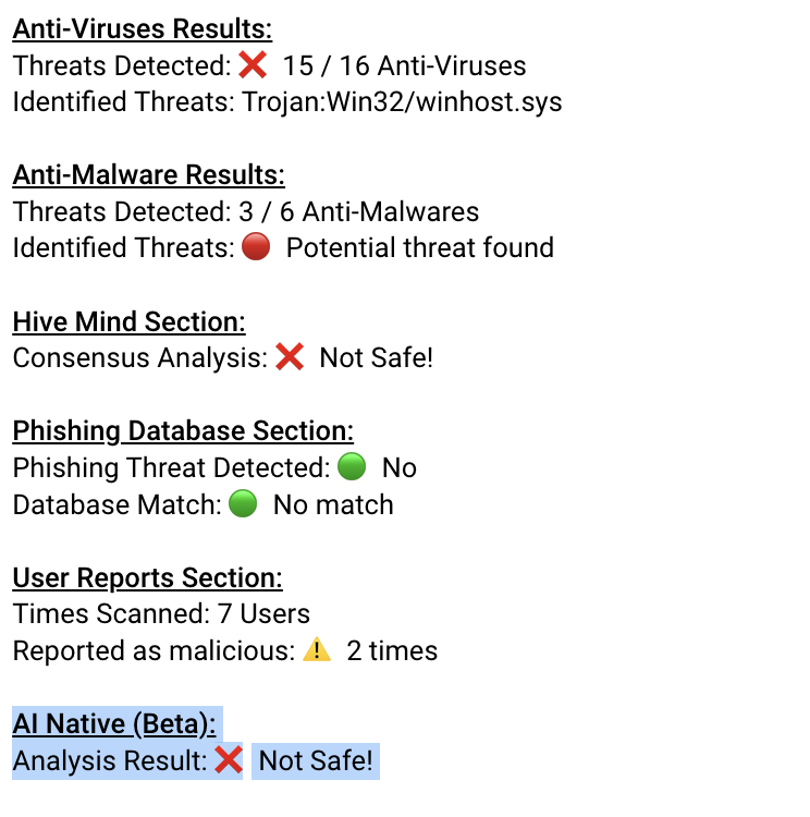zkHive's tweet image. Introducing: AI Native for #HiveBot! 📢

We are excited to announce that $ZKHIVE&apos;s new AI Native feature is here! 🔀⏳

#HiveBot now autonomously and continuously scans files and links using cutting-edge AI.

By analyzing online sources and gathering reports, it proactively…