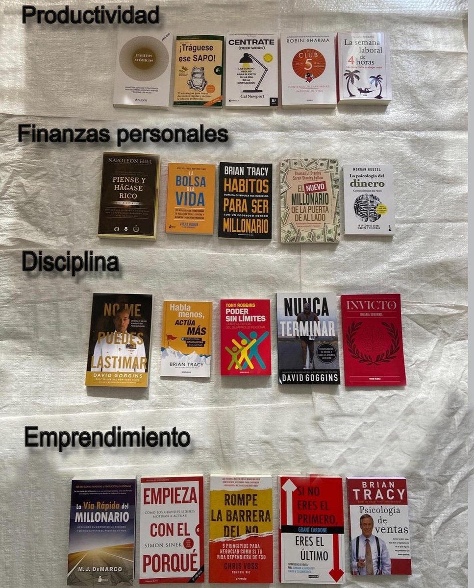 ALPHAMINDST's tweet photo. 40 LIBROS para dominar 8 HABILIDADES 📚

Crecimiento personal, finanzas personales, productividad y link para tenerlos gratis debajo 👇🏼 https://t.co/igjFdXtH0H
