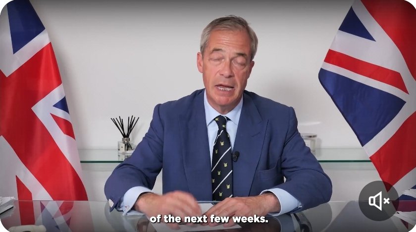 Threatening violence for political ends is legally classed as terrorism. Inciting  violence is a crime. It is absolutely clear that Farage is using his public position to incite violence, and in doing so, he is engaging in the terrorist offence of threatening violence for