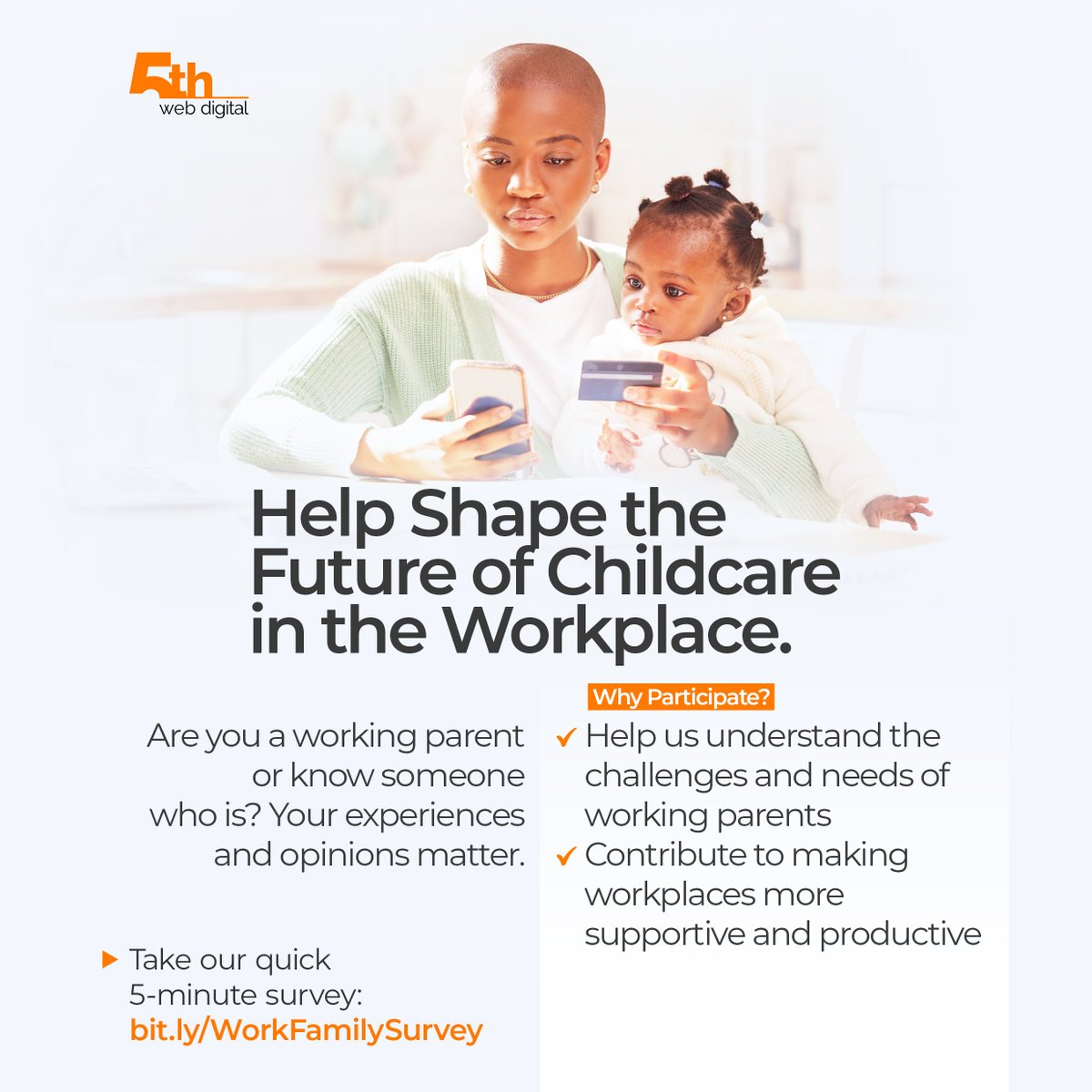 Please take our survey: bit.ly/WorkFamilySurv… 
Time to complete: 5mins

P.S. This is the most engaging survey you'll ever fill. I promise ☺️