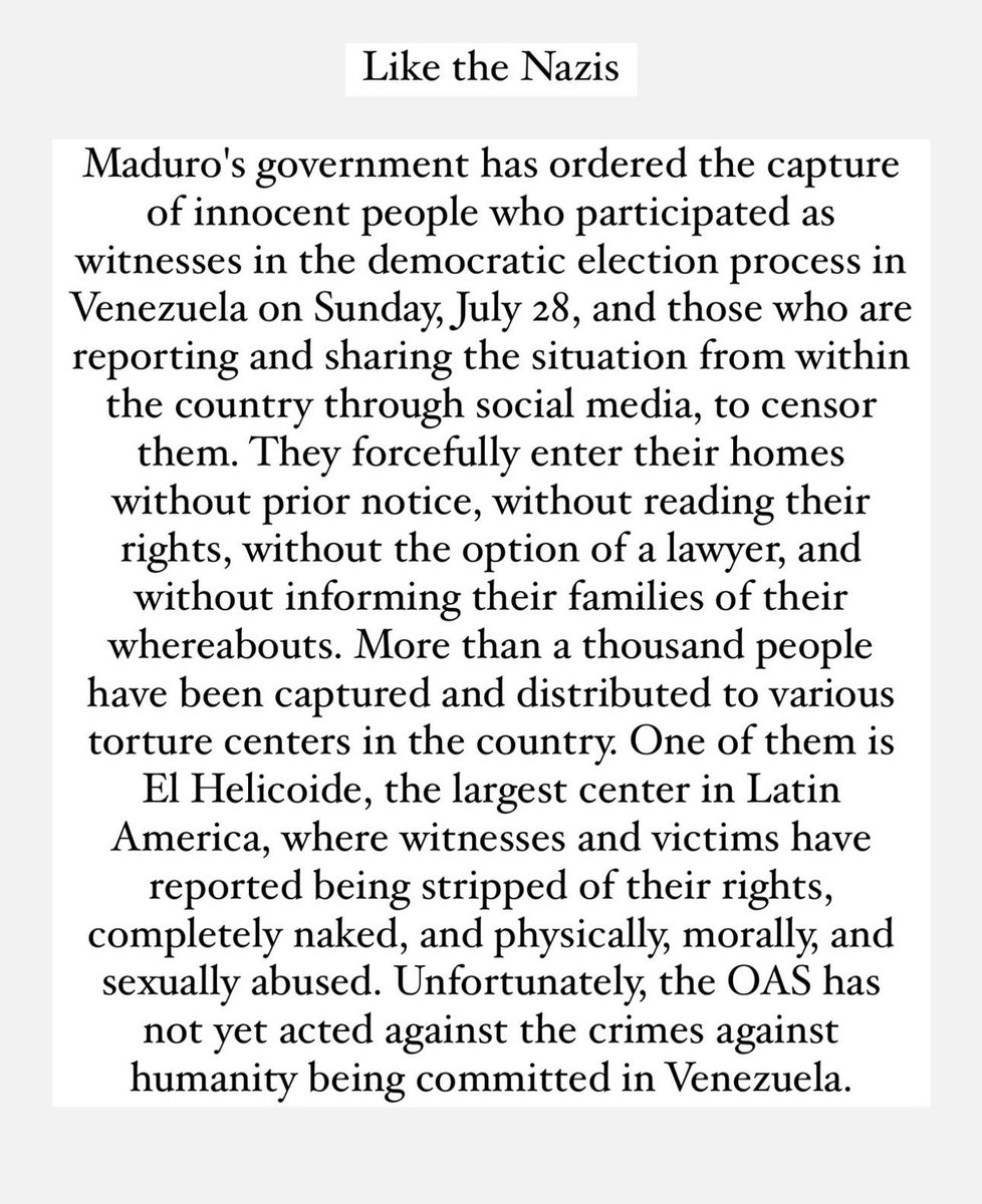 lenamiusgf's tweet photo. please please use your platforms and voices to speak up about venezuela and what the venezuelan’s are going through. https://t.co/jxnHhpjoMJ