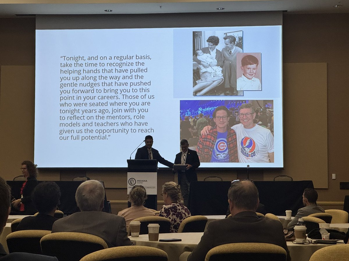 Kathleen Morris (@kaymorrismong) on Twitter photo Fantastic <a href="/inacc/">Indiana Chapter-ACC</a> meeting at French Lick thus far. Congratulations to my colleague, mentor and friend <a href="/EdwardFryMD/">Edward Fry</a> on his IN ACC Career Achievement award.
<a href="/SunitChaudhryMD/">Sunit-Preet Chaudhry</a> <a href="/AnotherAPatelMD/">Amit Patel</a> <a href="/StVCardsFellows/">Ascension St. Vincent Cardiology Fellowship</a> <a href="/drparinpatel/">Parin Patel, MD</a> <a href="/BradClarkEP/">Brad Clark</a> <a href="/GilgeJasen/">Jasen Gilge</a> Fantastic <a href="/inacc/">Indiana Chapter-ACC</a> meeting at French Lick thus far. Congratulations to my colleague, mentor and friend <a href="/EdwardFryMD/">Edward Fry</a> on his IN ACC Career Achievement award.
<a href="/SunitChaudhryMD/">Sunit-Preet Chaudhry</a> <a href="/AnotherAPatelMD/">Amit Patel</a> <a href="/StVCardsFellows/">Ascension St. Vincent Cardiology Fellowship</a> <a href="/drparinpatel/">Parin Patel, MD</a> <a href="/BradClarkEP/">Brad Clark</a> <a href="/GilgeJasen/">Jasen Gilge</a>