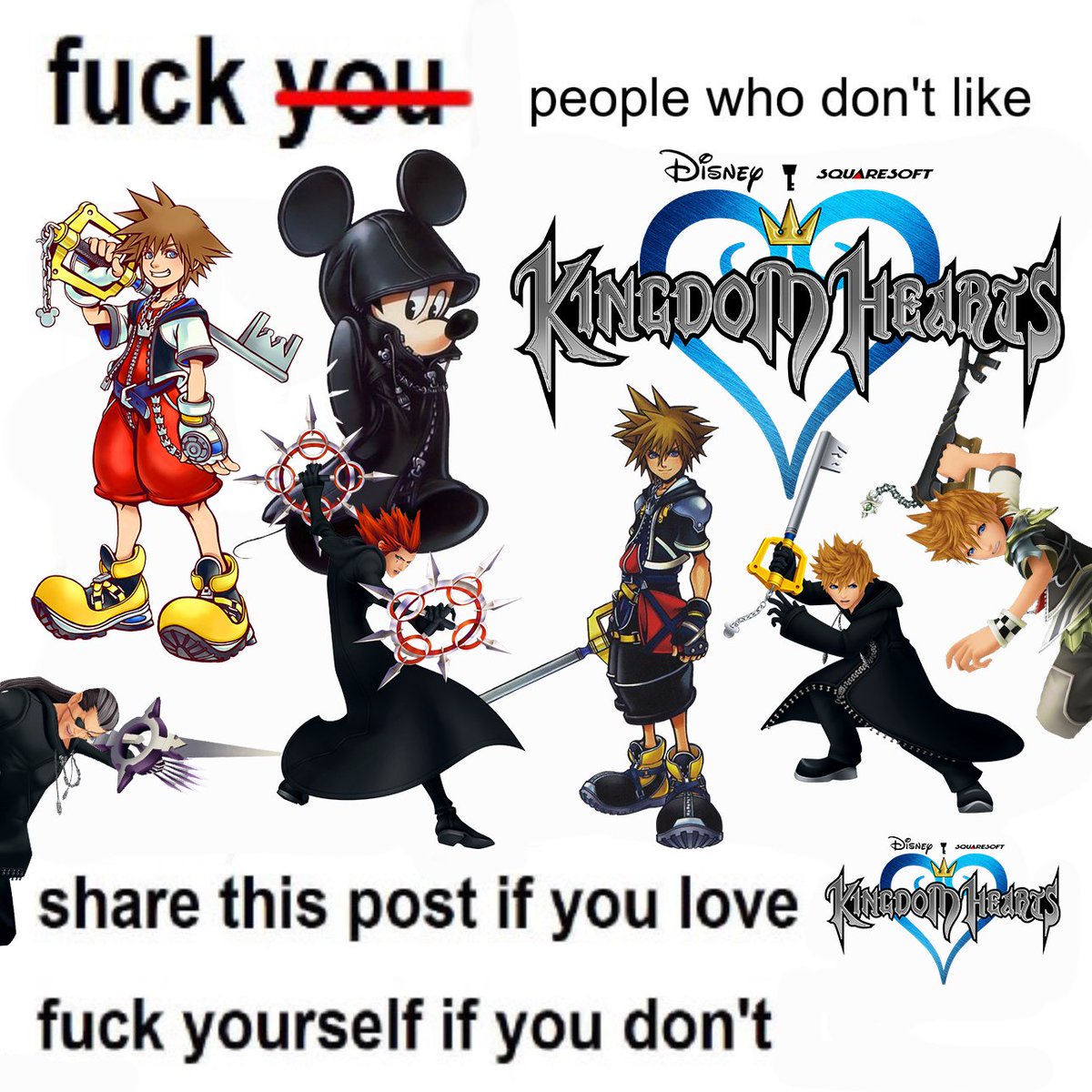 thegamersjoint's tweet image. hell yeah kingdom hearts