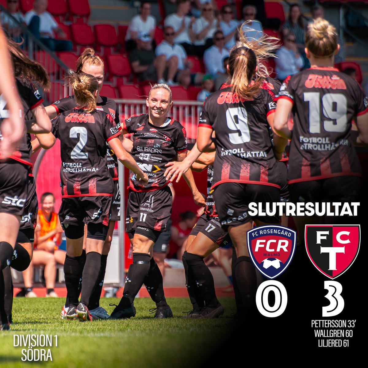 fctnu's tweet photo. Seger i höstpremiären 🖤❤️ https://t.co/YjJVlXZtSD