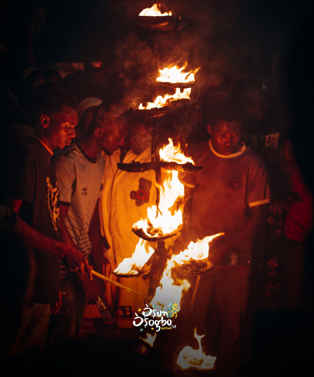 Osunosogbofest_'s tweet photo. Lighting the Future with Tradition, Olojumerindinlogun Ceremony is a beacon of Osogbo's cultural pride.
#RadiantTradition #Olojumerindinlogun #OsunOsogboFestival #CulturalBeacon
#LightingTheFuture #Olojumerindinlogun #OsogboHeritage #festivaloftraditionals https://t.co/sqFtqfVjea