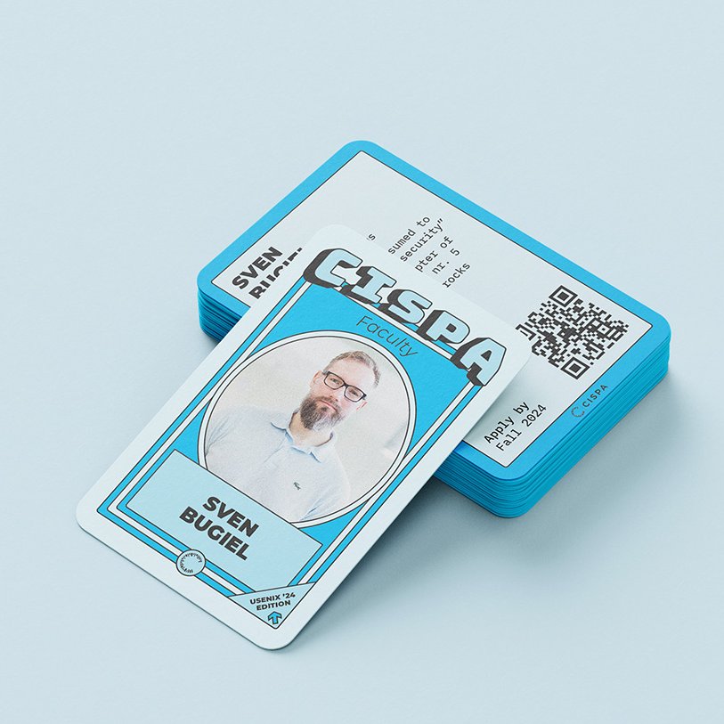 You cannot miss him: Sven Bugiel (@svebug), likes to work on mobile security, usability, and is occasionally assumed to "working as security" rather than "on security".