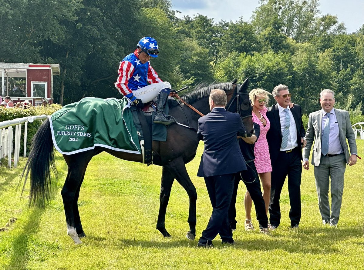 Congratulations to Alice &amp; John Christensen on the success of War Bear in the <a href="/Goffs1866/">Goffs</a> Futurity <a href="/Galopbane/">Klampenborg Galopbane</a> 
Bred by <a href="/OghillHouseStud/">Oghill House Stud</a> &amp; sold for €88,000 as a foal at Goffs. 
War Bear is a son of <a href="/RathbarryStud/">Rathbarry & Glenview</a> Kodi Bear and trained by Niels Petersen.