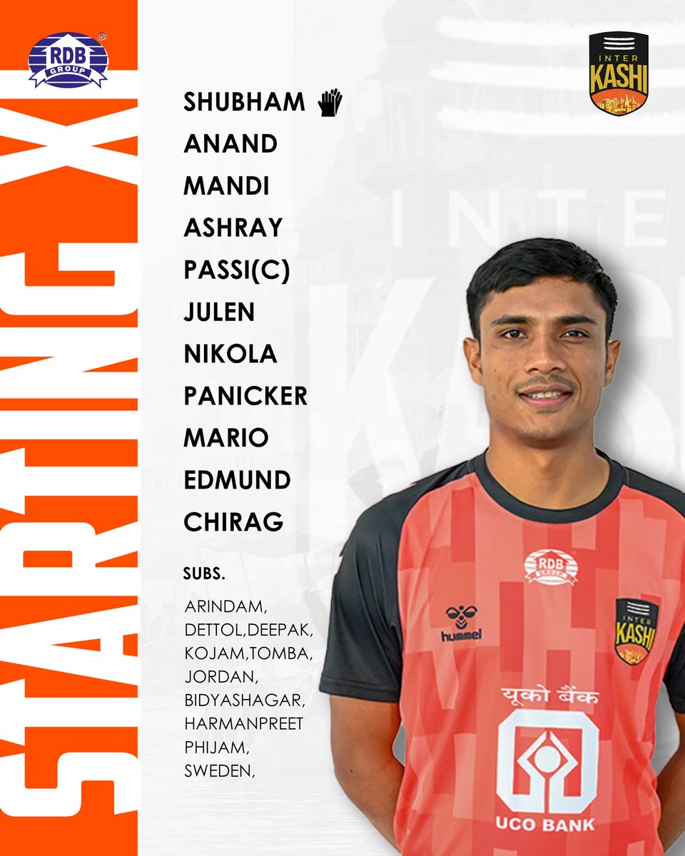 InterKashi's tweet photo. Starting XI for todayβs showdown! πͺβ½ We are ready to show our strength on the field!
#InterKashi #StartingXI #GameOn #GameDay
#HarHarKashi #UttarPradesh #DurandCup2024 #Matchday #BFCvsIK #indianfootball
#indianoildurandcup2024 https://t.co/JXAV1QR9I2