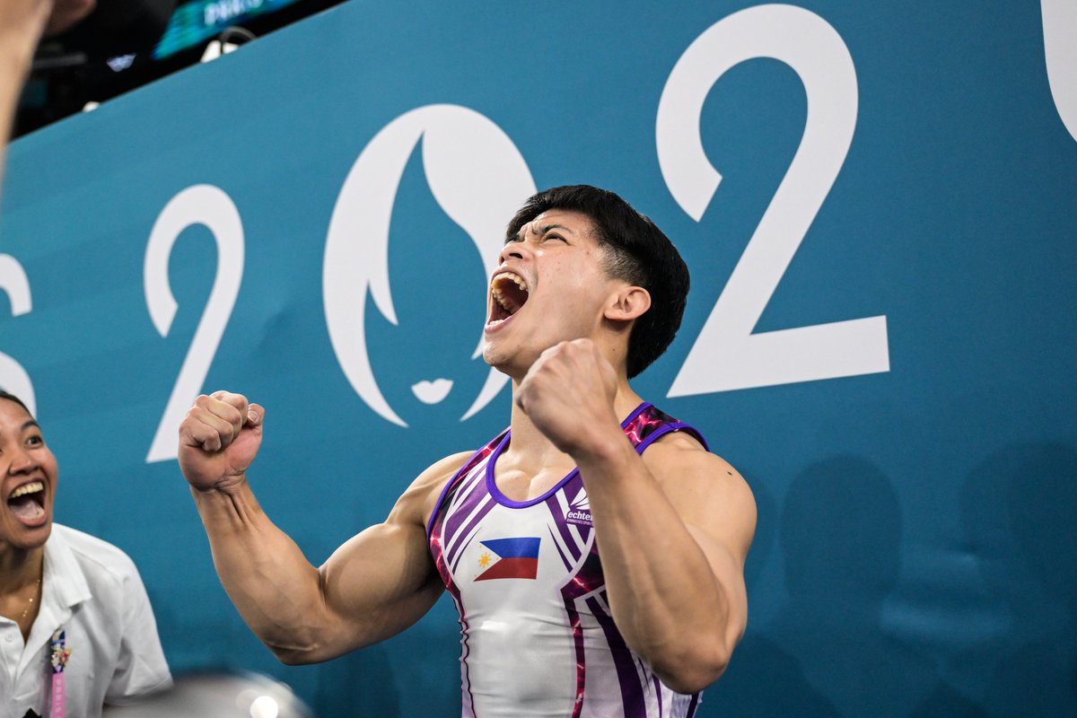 FIG (@gymnastics) on Twitter photo Carlos REALLY did that 🇵🇭
#Paris2024 | #Gymnastics Carlos REALLY did that 🇵🇭
#Paris2024 | #Gymnastics