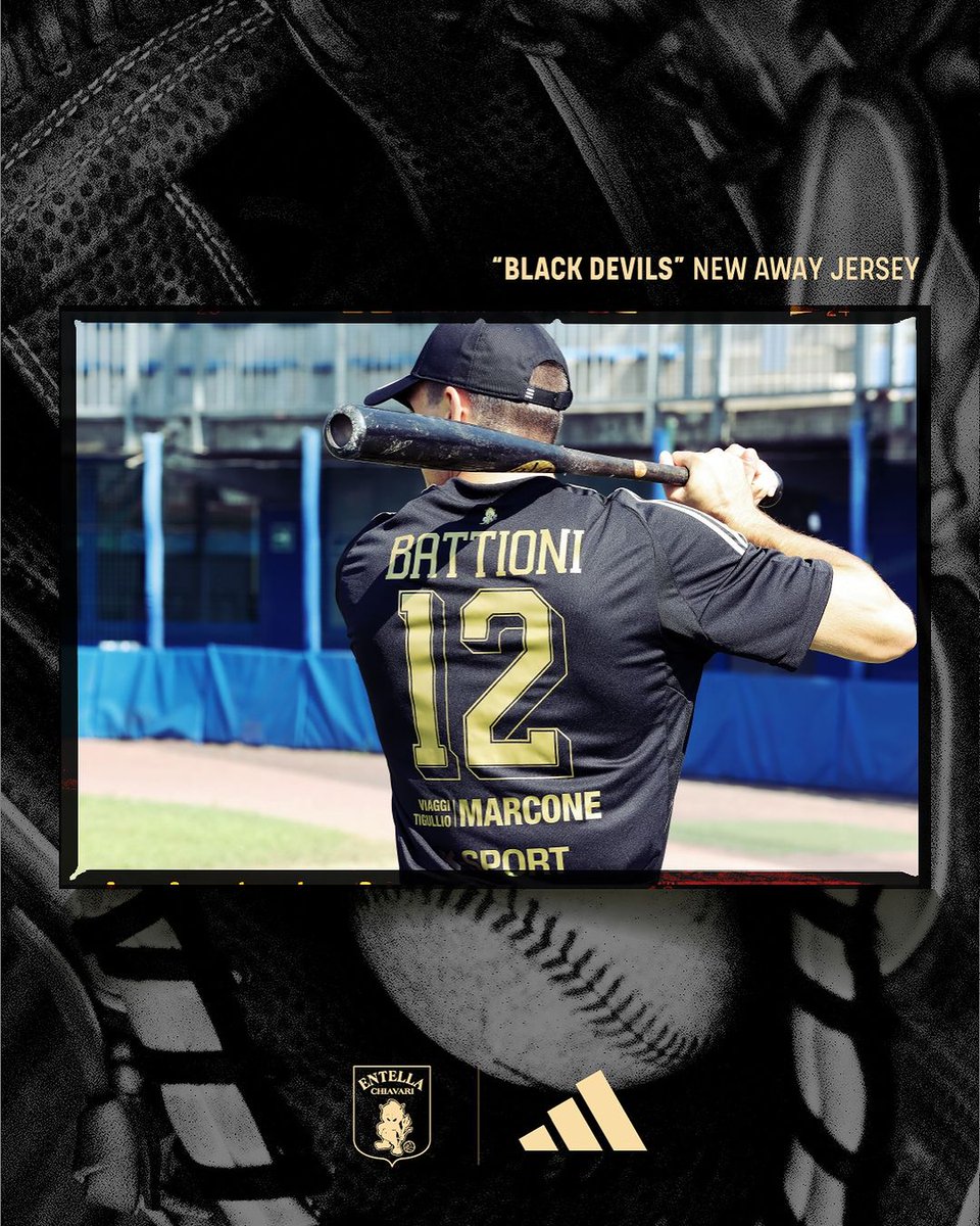 🇦🇷 Il profondo legame fra Chiavari e l'Argentina è celebrato nella nuova maglia "Albiceleste" dell'Entella.

⚾ In trasferta ecco la maglia "Black Devils" presentata con il Parma Baseball e ispirata alla tradizione sportiva americana.

Che ne dite?