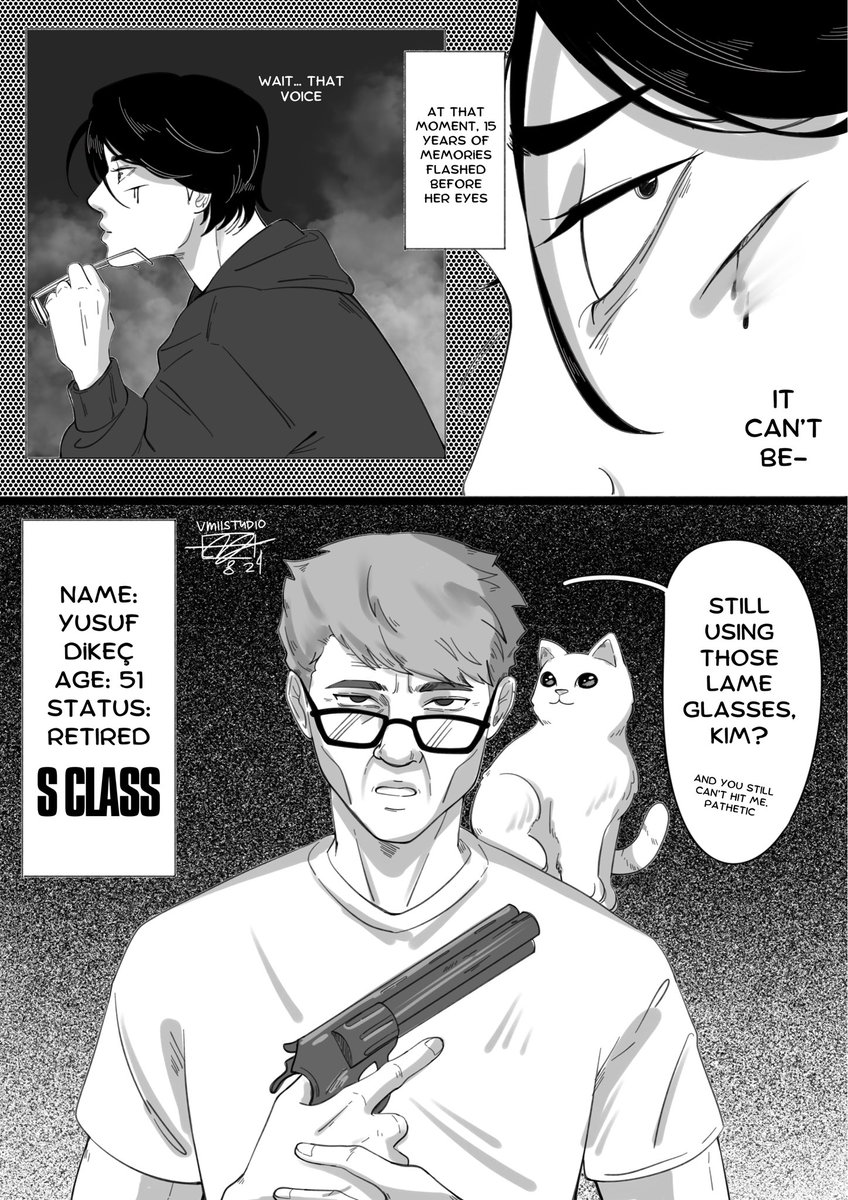 turned this into a comic and im cackling #Olympics   #김예지 #YusufDikec