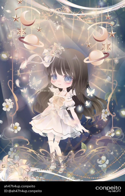 conpeito by SELFY様にお声がけいただき、アバター制作で遊ばせてもらいました!自分の創作キャラに似せるの楽しかったです…7/24～8/13の期間、絵描きさん向けのプレゼントキャンペーンを実施されているそうなので、是非ご参加ください#PR #conpeito   