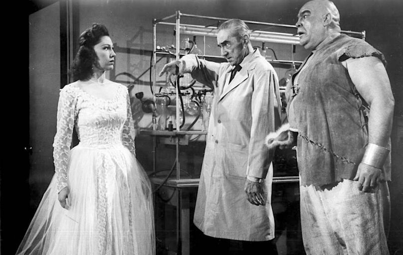 TalkingPicsTV's tweet photo. Sci-fi schlocker with #BelaLugosi #TorJohnson in Edward D. Wood Jr's BRIDE OF THE MONSTER (1955) 12:35pm. Channel Premiere #TPTVsubtitles https://t.co/00uRAYB9Ra