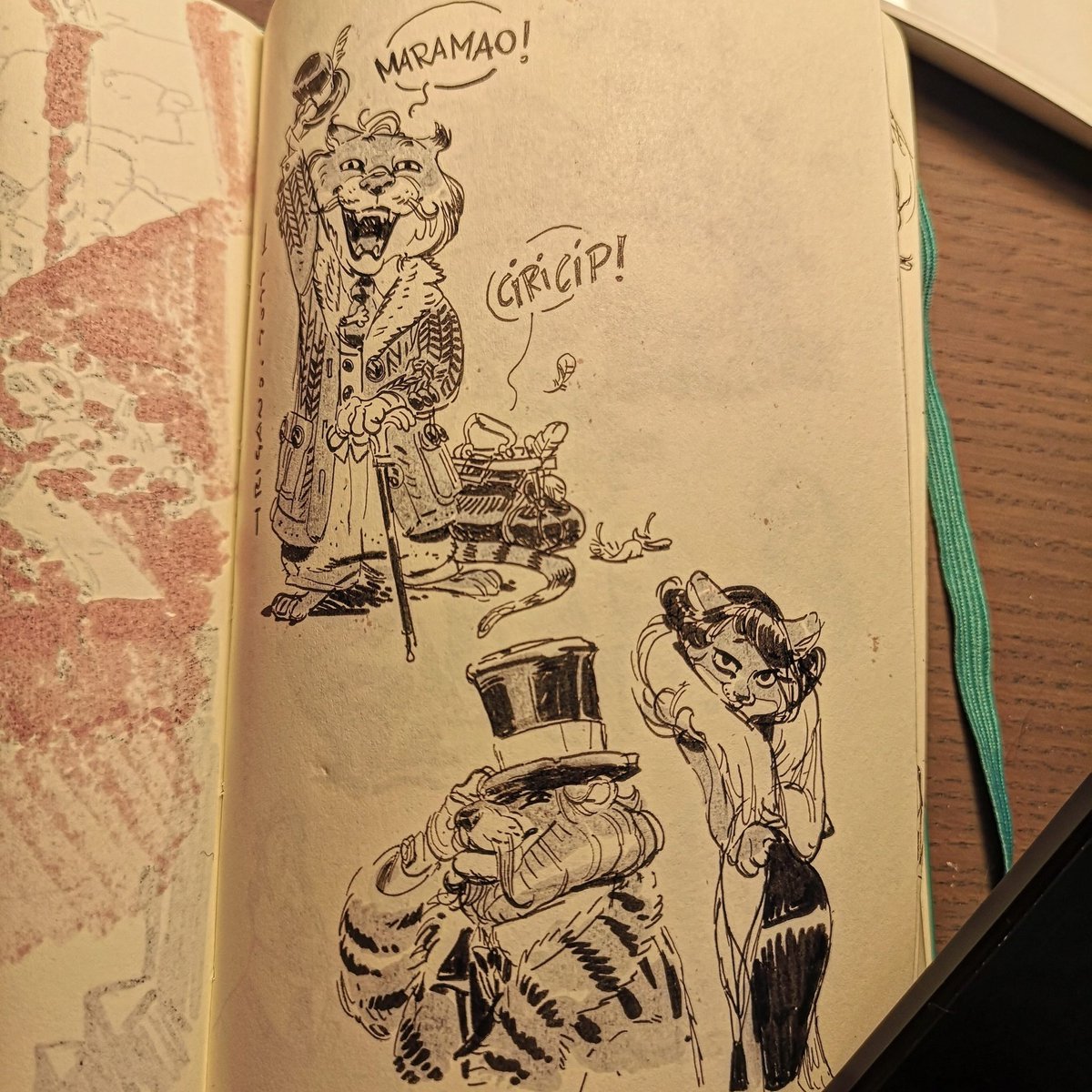 More doodles.

#comics #giovannirigano #illustration #artistsoninstagram #bandedéssinée #doodle #sketch_daily #moleskineart #sketching #maramao #ciricip