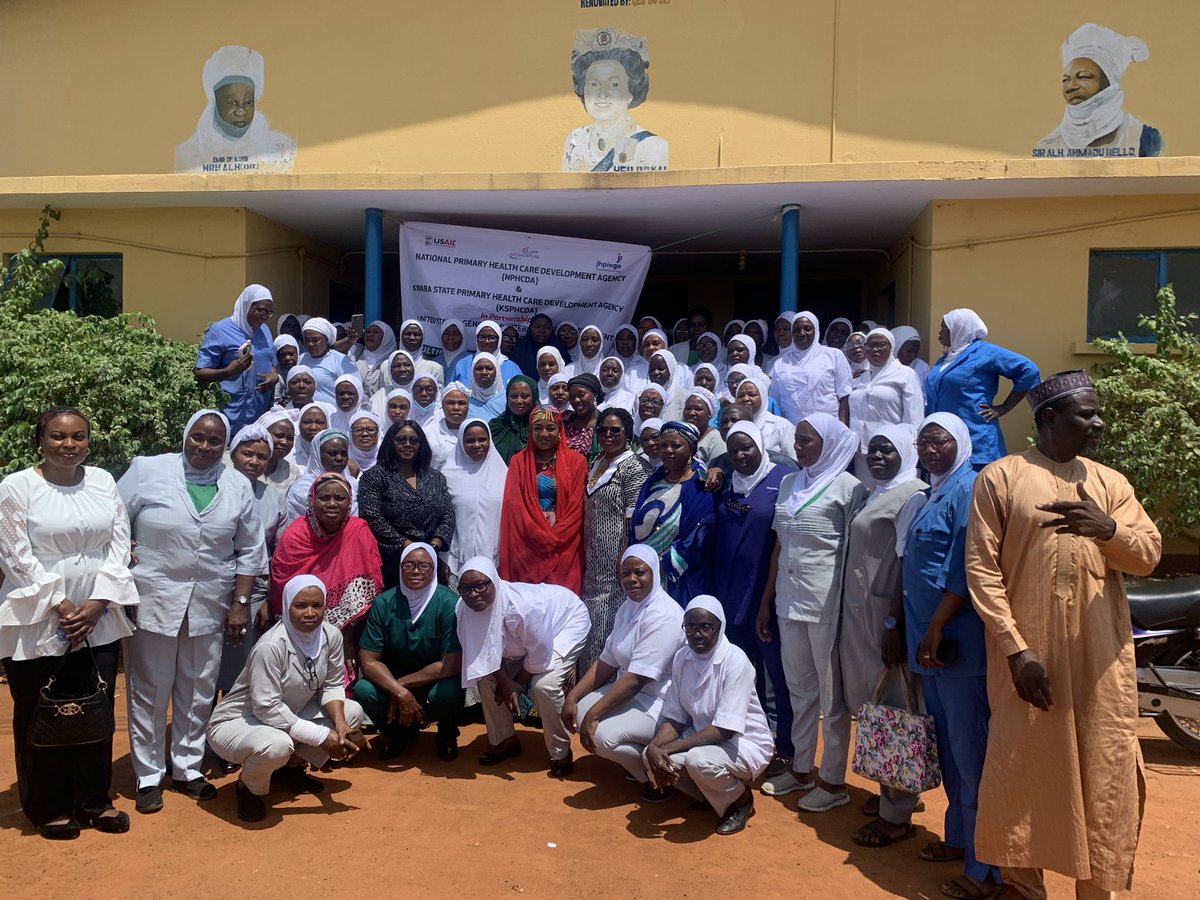 KwaraMoH's tweet photo. KWSG Charges PHC Workers on Professionalism

The Kwara State Government has emphasized the importance of professionalism among health workers in the Primary Health Care (PHC) Centres across the State. 
#phctraining #frontlinetraining #kwarahealth https://t.co/lz8oUPt7sR