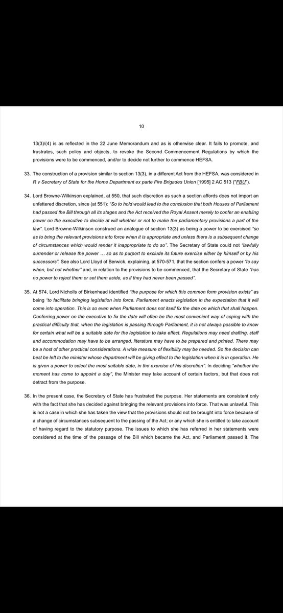 Francis_Hoar's tweet image. It’s actually quite a narrow point. A power to issue a commencement order includes a power to revoke it but not if the contrary intention appears.