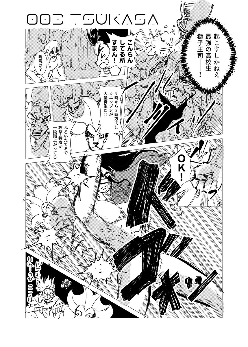 dcst世界に当たり前にpkmnがいる話(7/16)
司➕カエンジシ/コライドン 