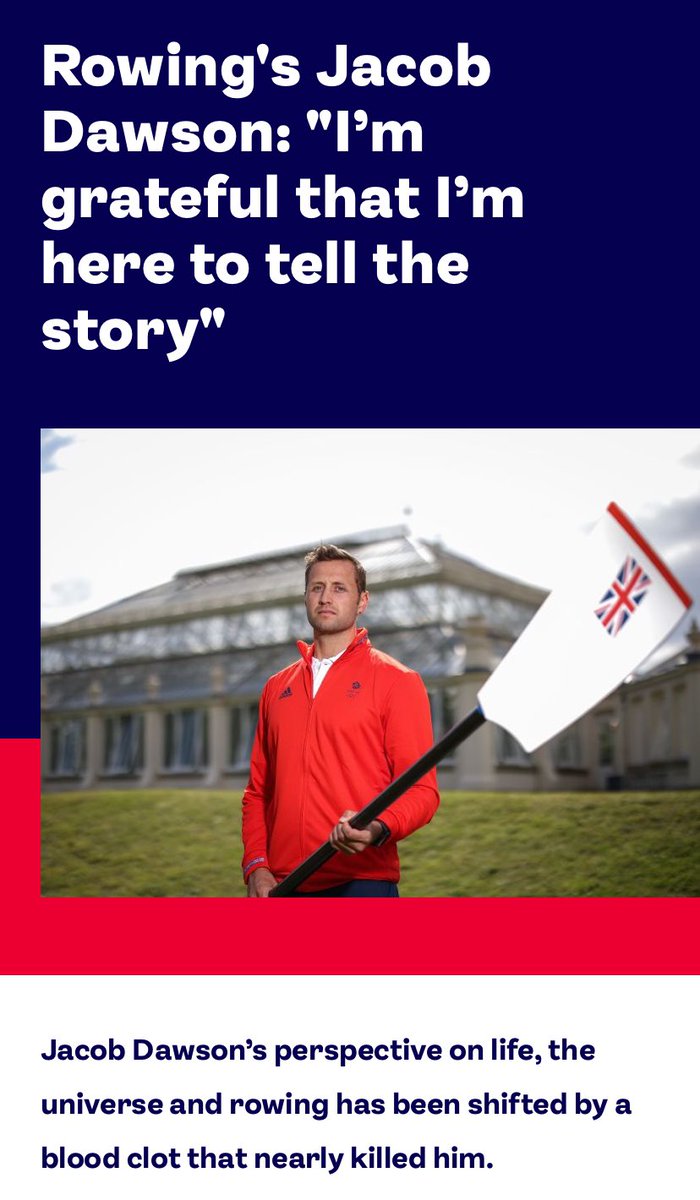 charityoars's tweet photo. @BBCSport @matthewcpinsent @PhelpsAnnamarie @andrewthodge @BritishRowing what a fantastic effort, especially after such a life changing trauma. #DVT #RowSafe Jacob Dawson https://t.co/eU51aeSvDo