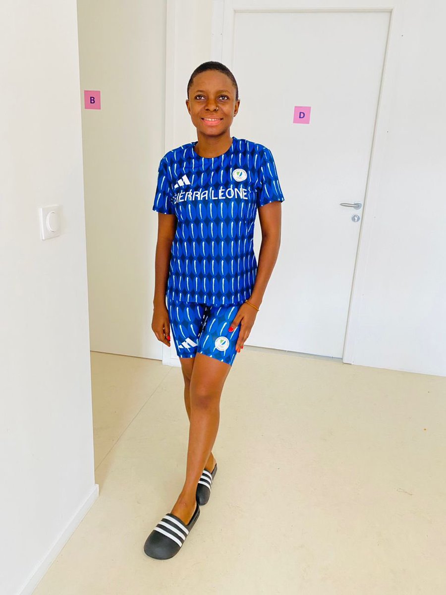 morrisjr88's tweet photo. #UpdatefromParis: #SierraLeone’s final athlete at the @Paris2024 @Olympics, swimmer #OlamideSam clocked 42.87 in her #Women50mFreestyle Heat 1 to finish 6th. The @Olympics debutant improved on the 45.51 time she swam at the #WorldAquaticsChampionships in #Doha, #Qatar this year. https://t.co/K9spVKdtRv