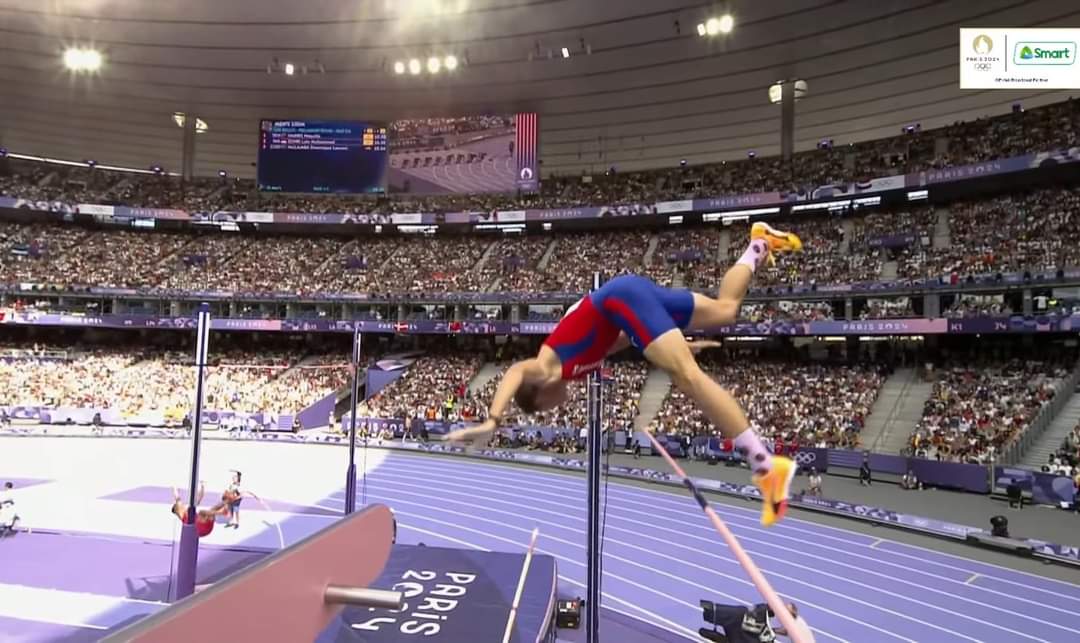 chisballph's tweet photo. 🚨🇵🇭 | PINAKABA LANG TAYO

EJ Obiena successfully cleared the 5.70m mark after his third try.

Next height is 5.75m

LABAN EJ!
#Paris2024 #LabanPilipinas https://t.co/olqNzeLVZi