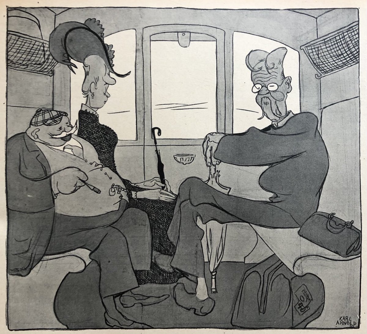 Karl Arnold in Jugend, 1911 